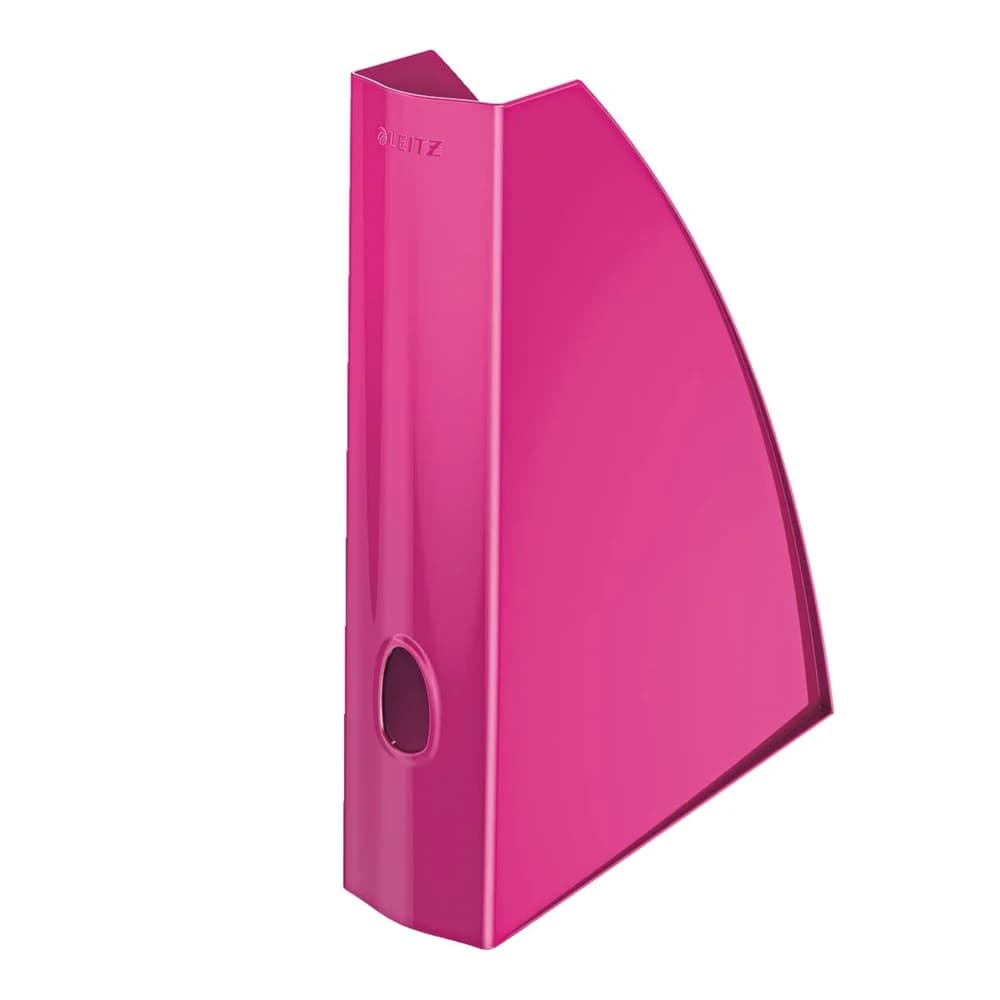 LEITZ Stehsammler WOW Polystyrol pink , DIN A4