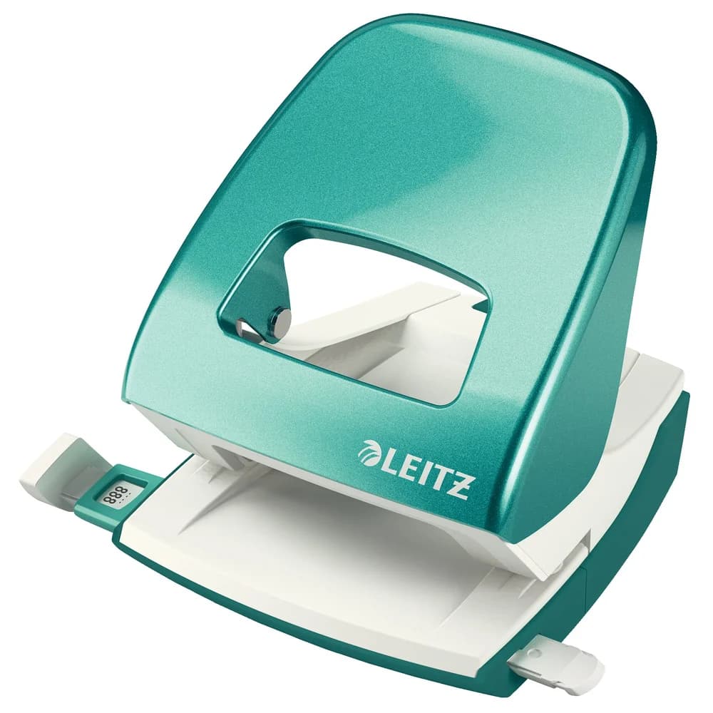 LEITZ Locher NeXXt 5008 WOW eisblau-metallic