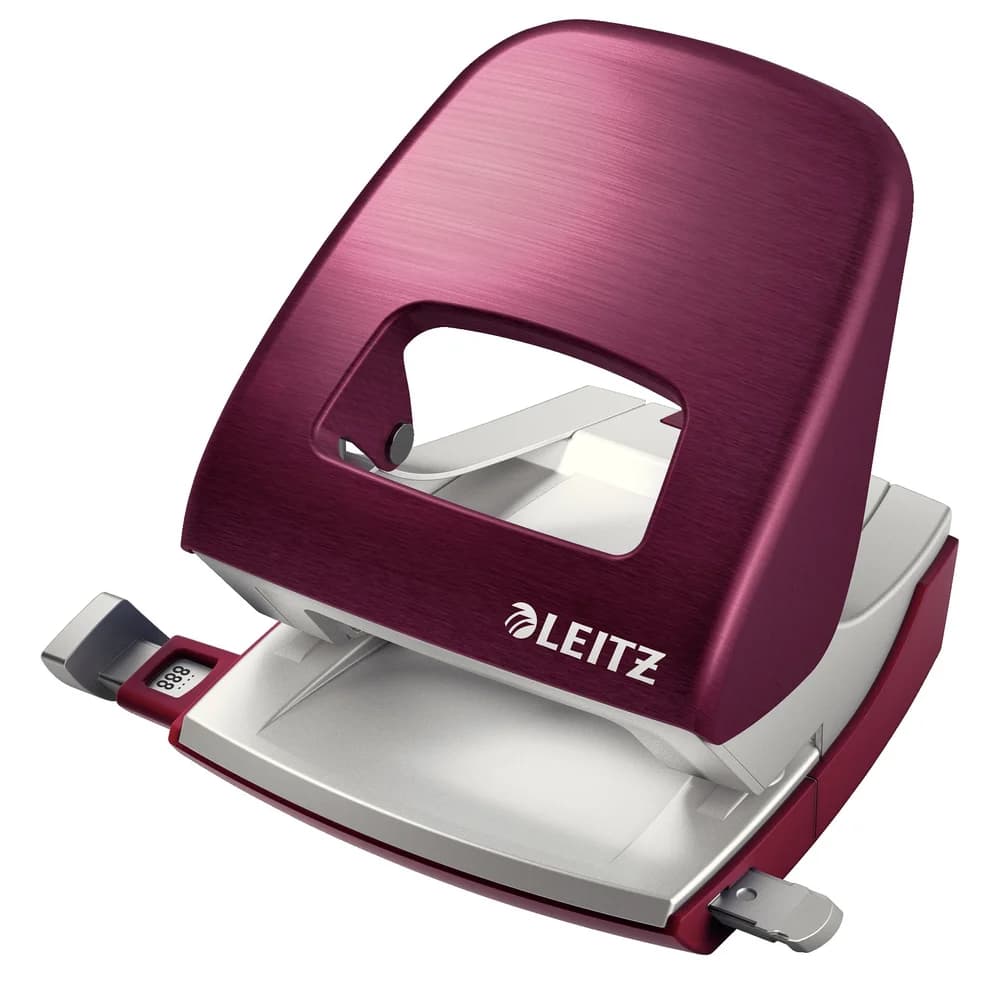 Leitz Locher NeXXt Style 50060028 30Bl Metall granat rot