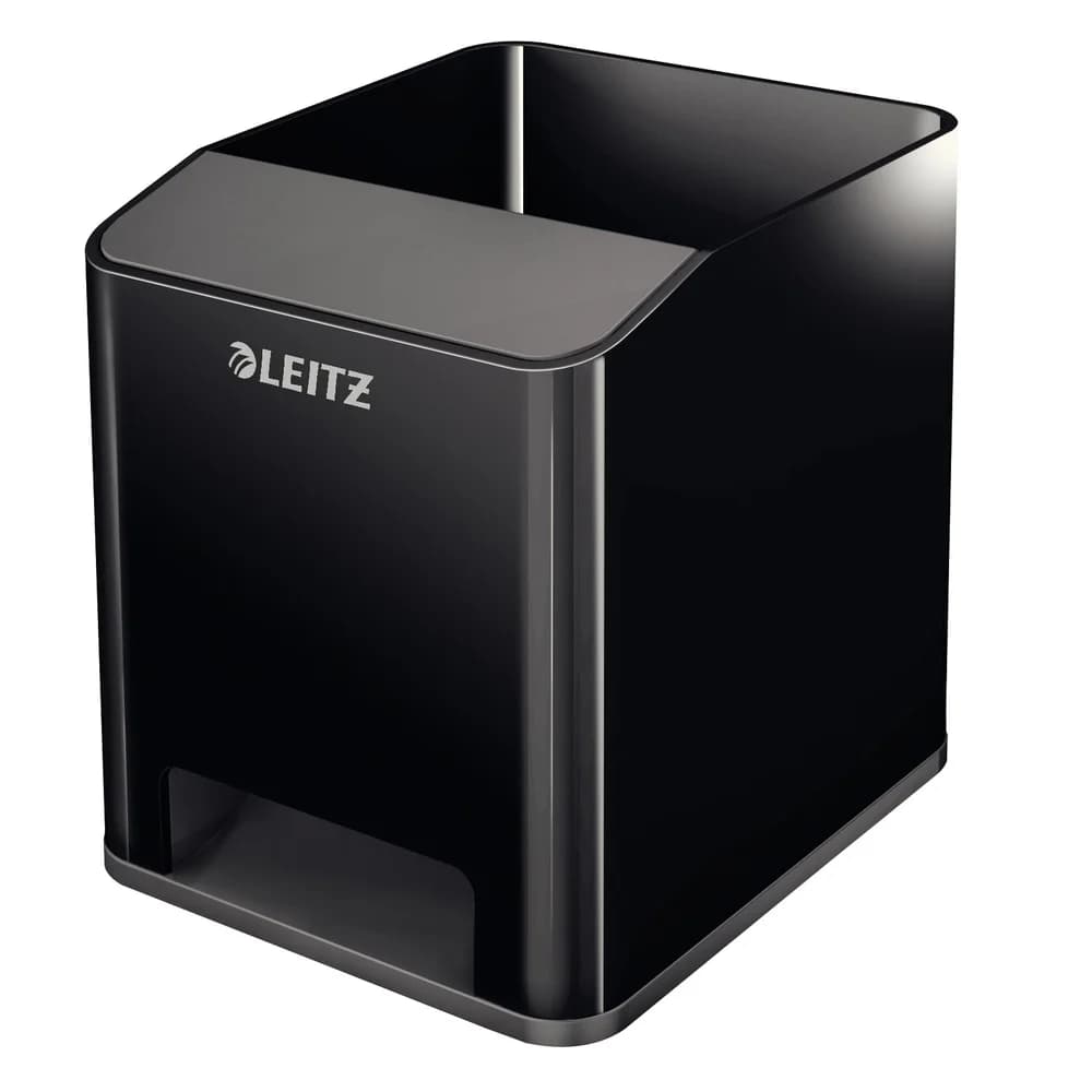 Leitz Stiftehalter »Duo Colour« schwarz, 9x10x10.1 cm