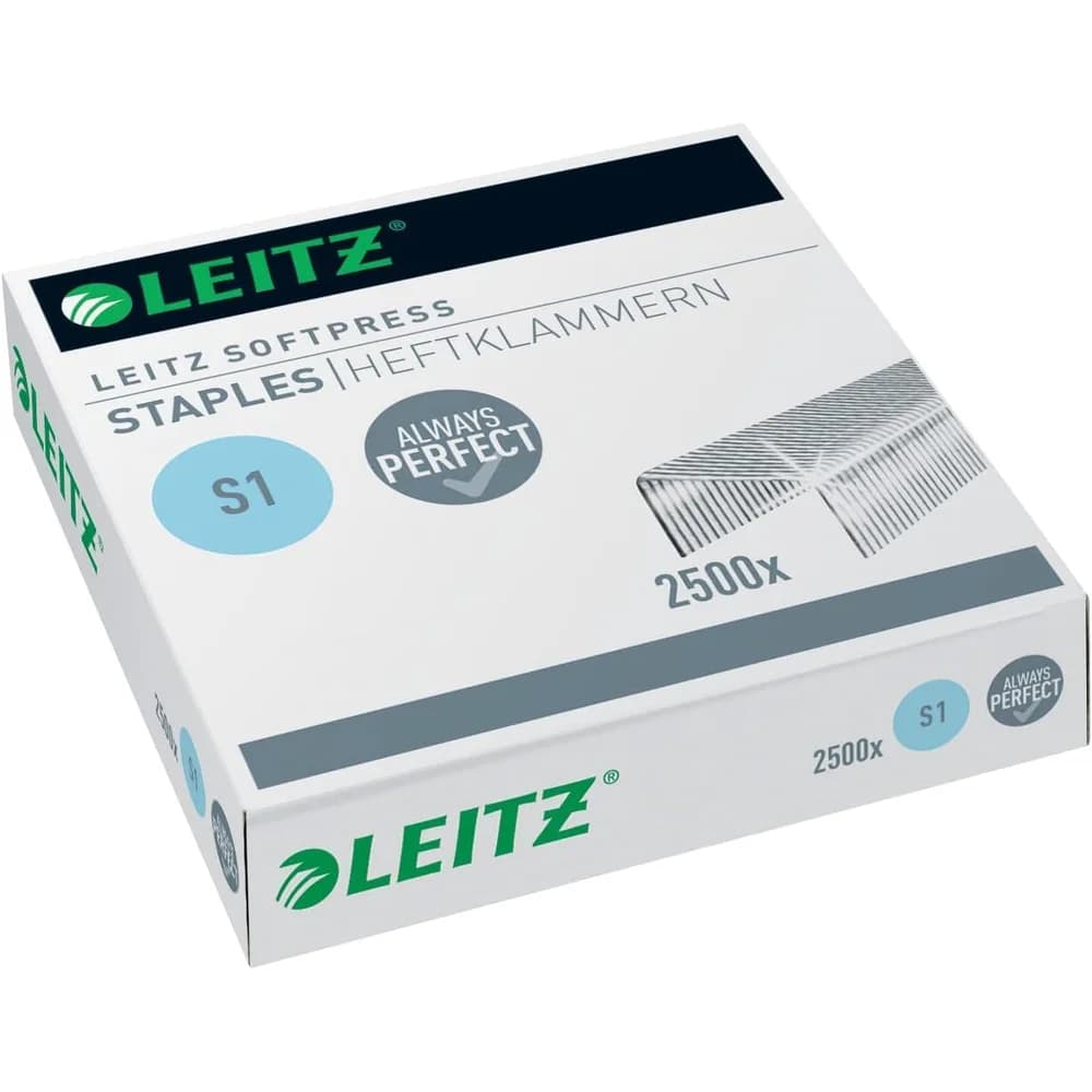 LEITZ 54970000 - Softpress Heftklammern, 2500 St