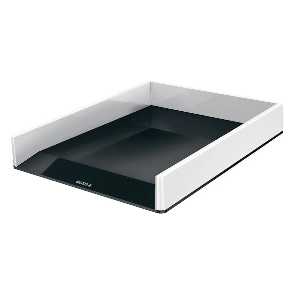 LEITZ WOW Briefkorb 5361 Duo Colour, weiß/schwarz