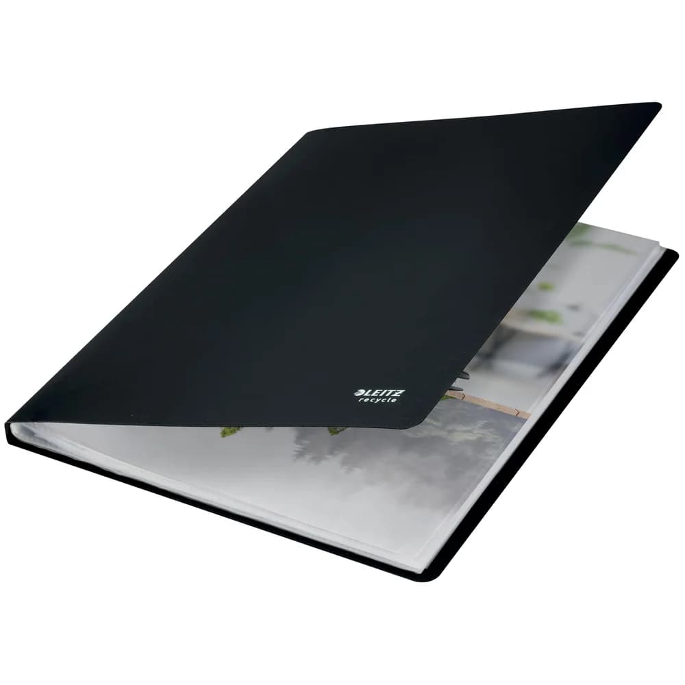 LEITZ 46770095 - Sichtbuch, 40 Hüllen, A4, schwarz