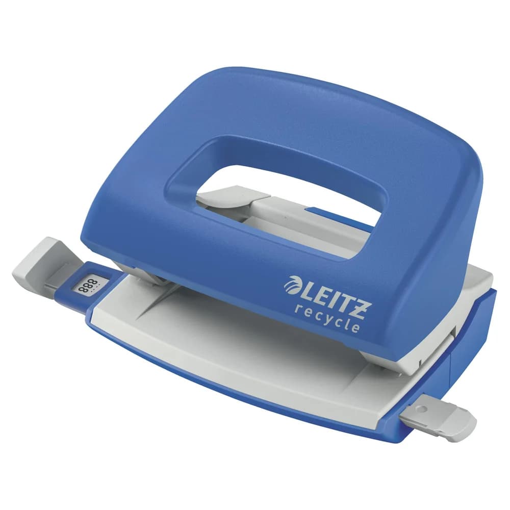 LEITZ Locher NeXXt Recycle 50100035 10 Blatt blau