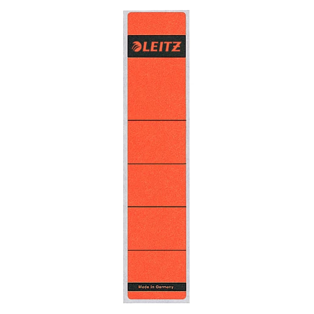 Leitz Selbstklebende Ordnerrücken-Etiketten »1643« rot, 5 cm