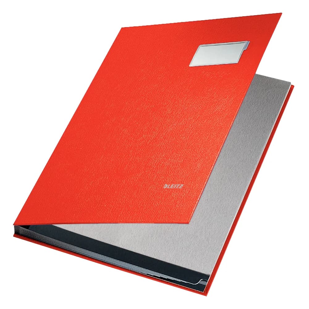 Leitz Unterschriftenmappe »5701« 10 Fächer rot, 24x34 cm
