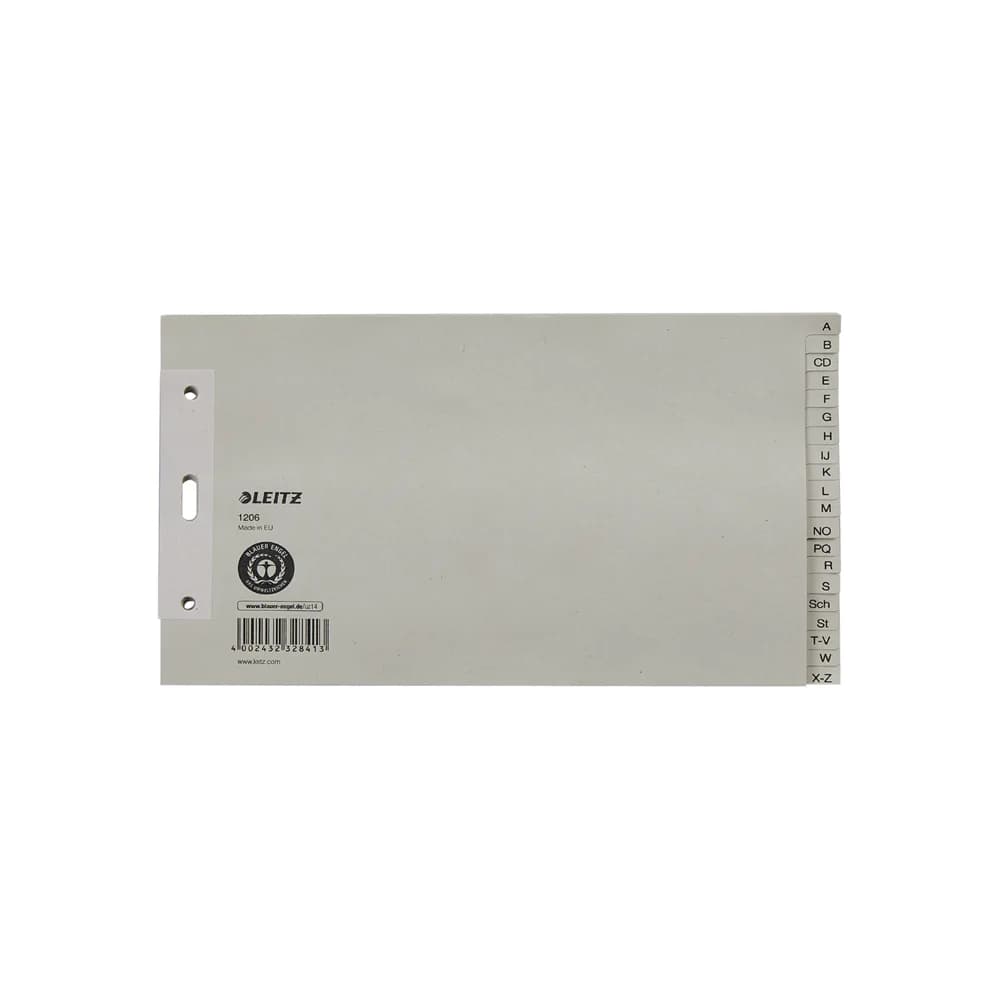 Leitz Papierregister A-Z DIN A5 grau
