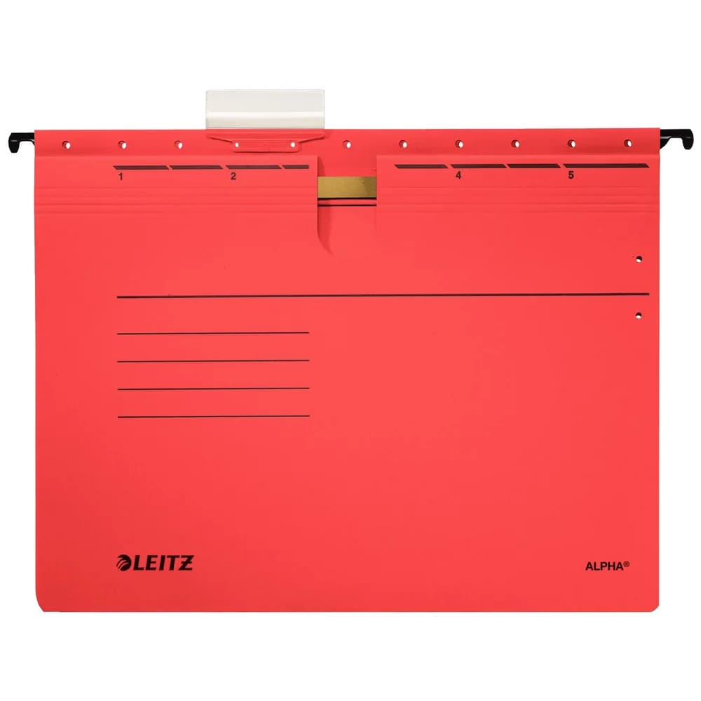 LEITZ Hängehefter ALPHA 1984 rot - 5 Stück