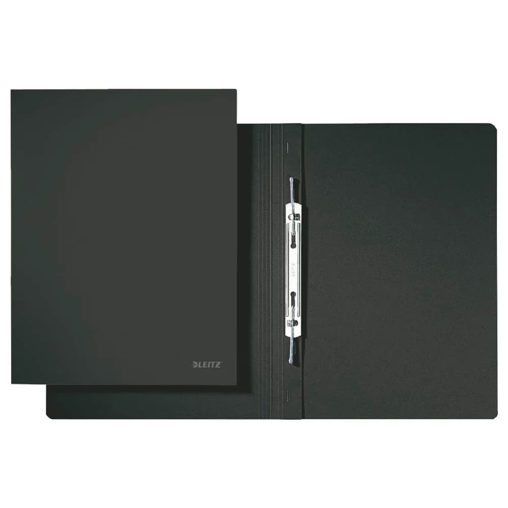 LEITZ Fächermappe Spiralhefter A4 Schwarz 3040