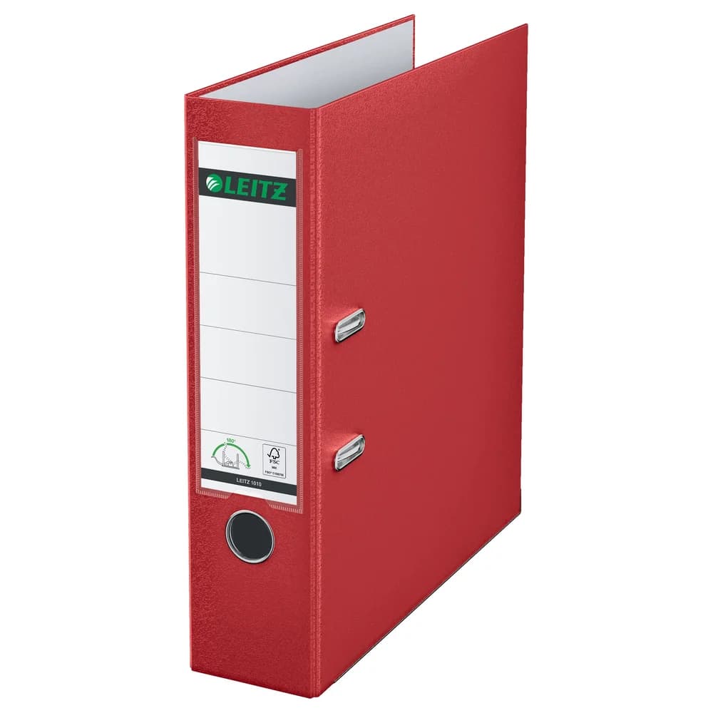 Leitz 10105025 Ordner DIN A4 80mm Polypropylen rot