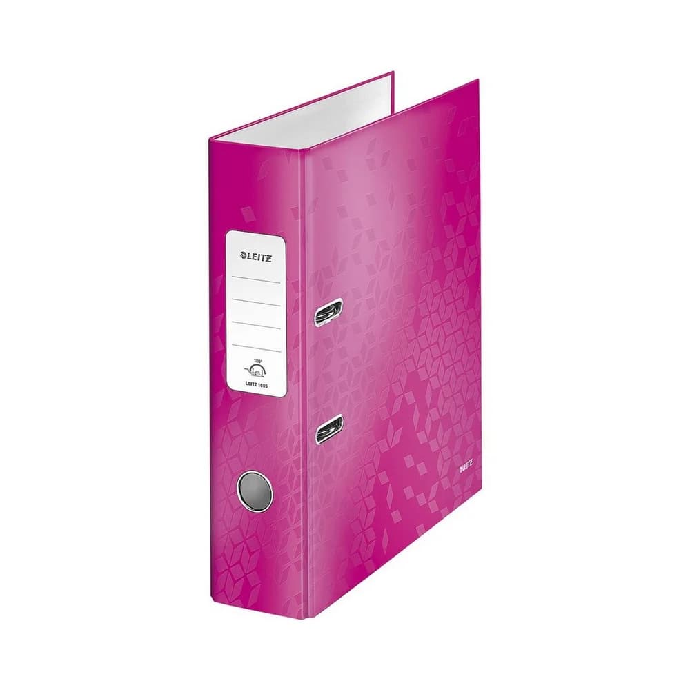 LEITZ Qualitäts-Ordner 180° WOW DIN A4, 8 cm pink