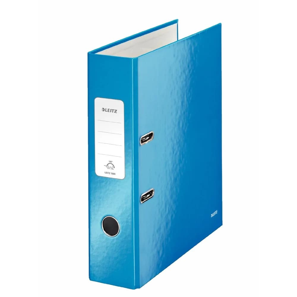 LEITZ Qualitäts-Ordner 180° WOW DIN A4, 8 cm blau