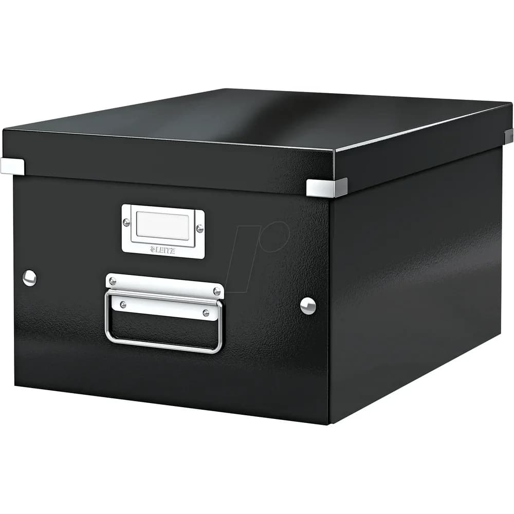 LEITZ Aufbewahrungsbox Ablagebox Click & Store A4 schwarz schwarz