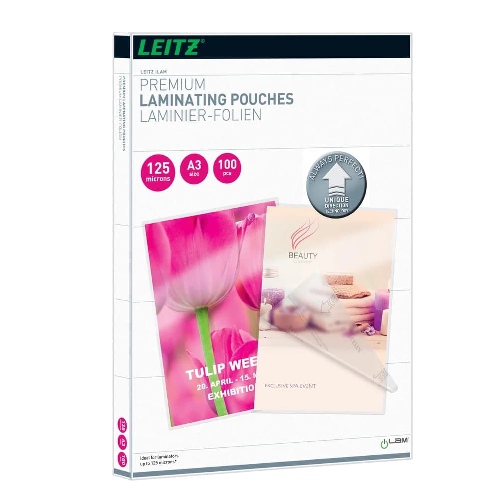 Leitz Laminierfolie UDT 74880000 DIN A3 125mic 100 St./Pack.