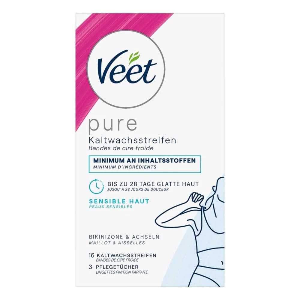 VEET Kaltwachsstreifen Bikinizone & Achseln 16 St