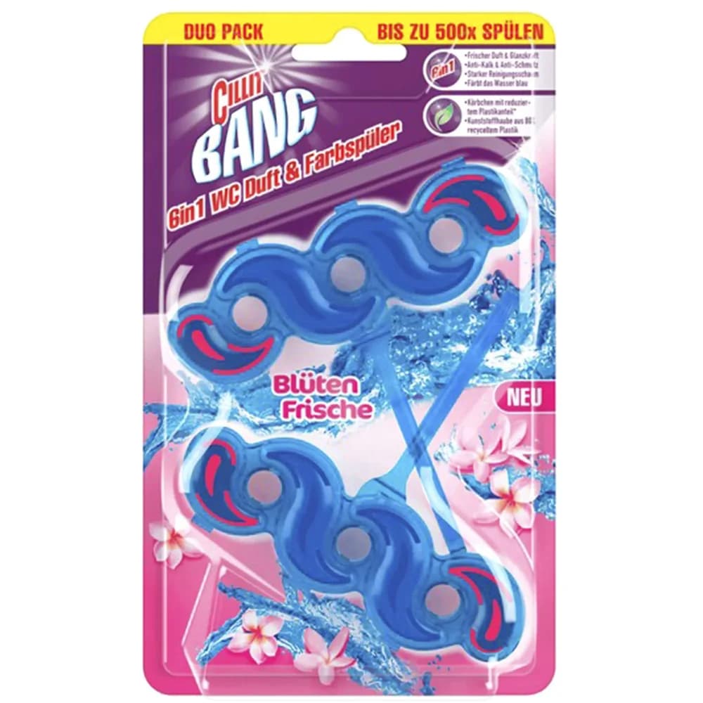 Cillit Bang WC-Duftspüler Duo 6in1 2x35g Blüten Frische