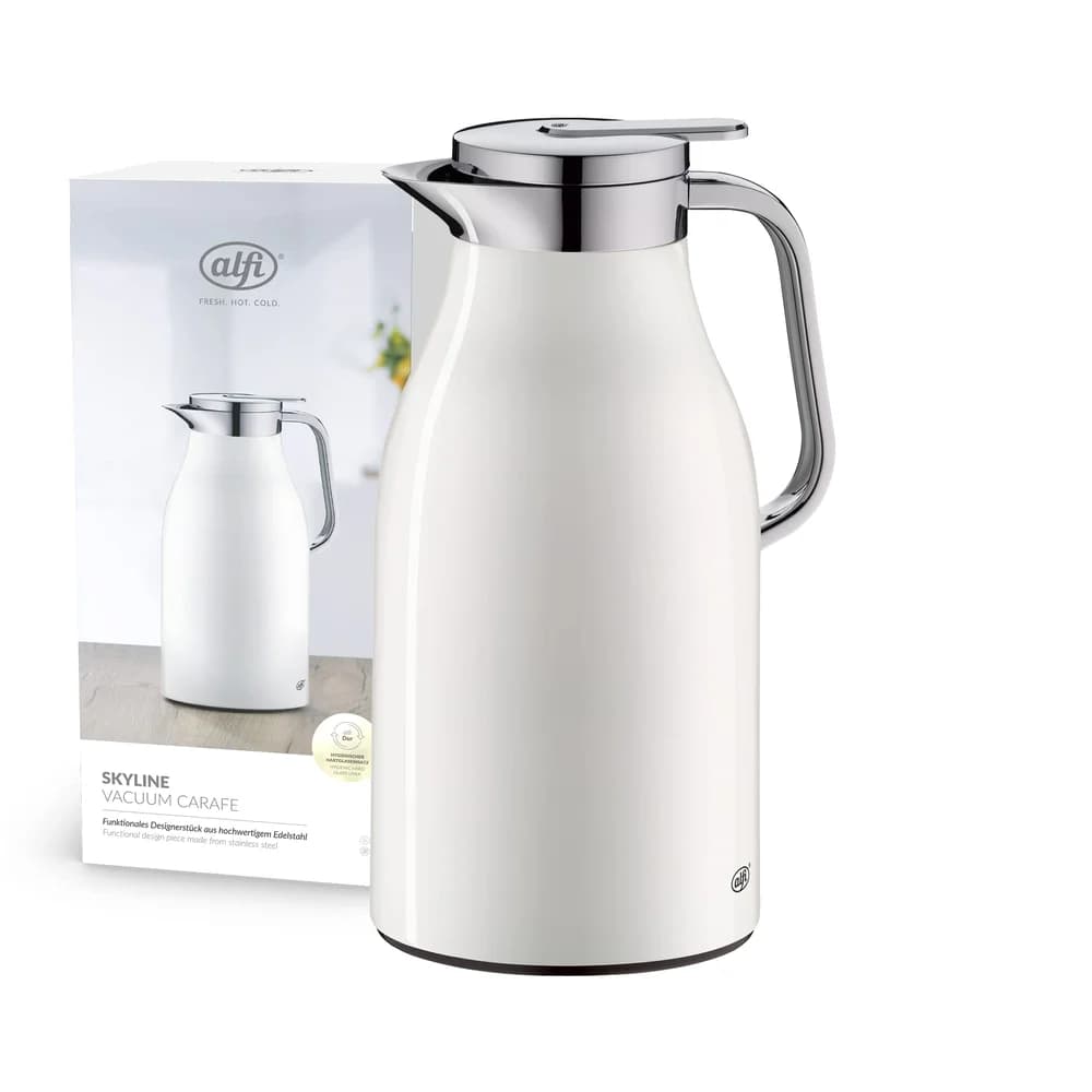 alfi Skyline Isolierkanne 1,5l weiß matt