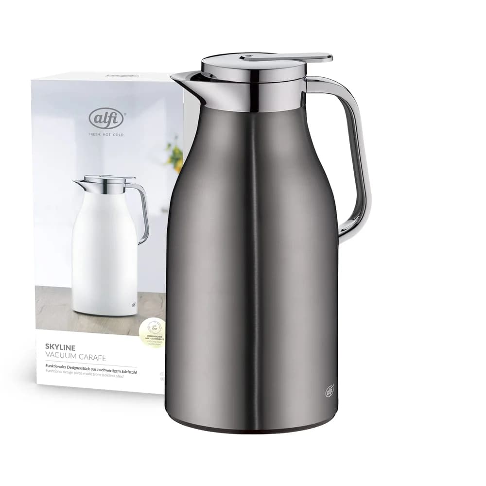 alfi Isolierkanne SKYLINE grau 1,5 l