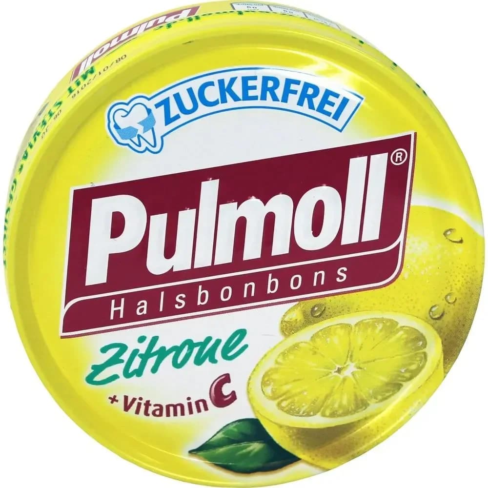 PULMOLL Zitrone zuckerfrei Bonbons 50 g