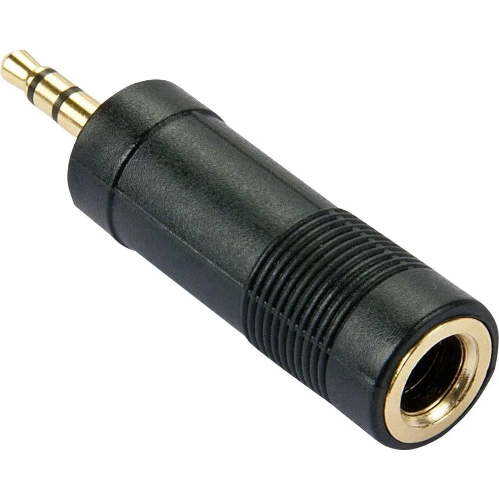 Lindy 35621 Kabeladapter 3.5mm 6.3mm Schwarz