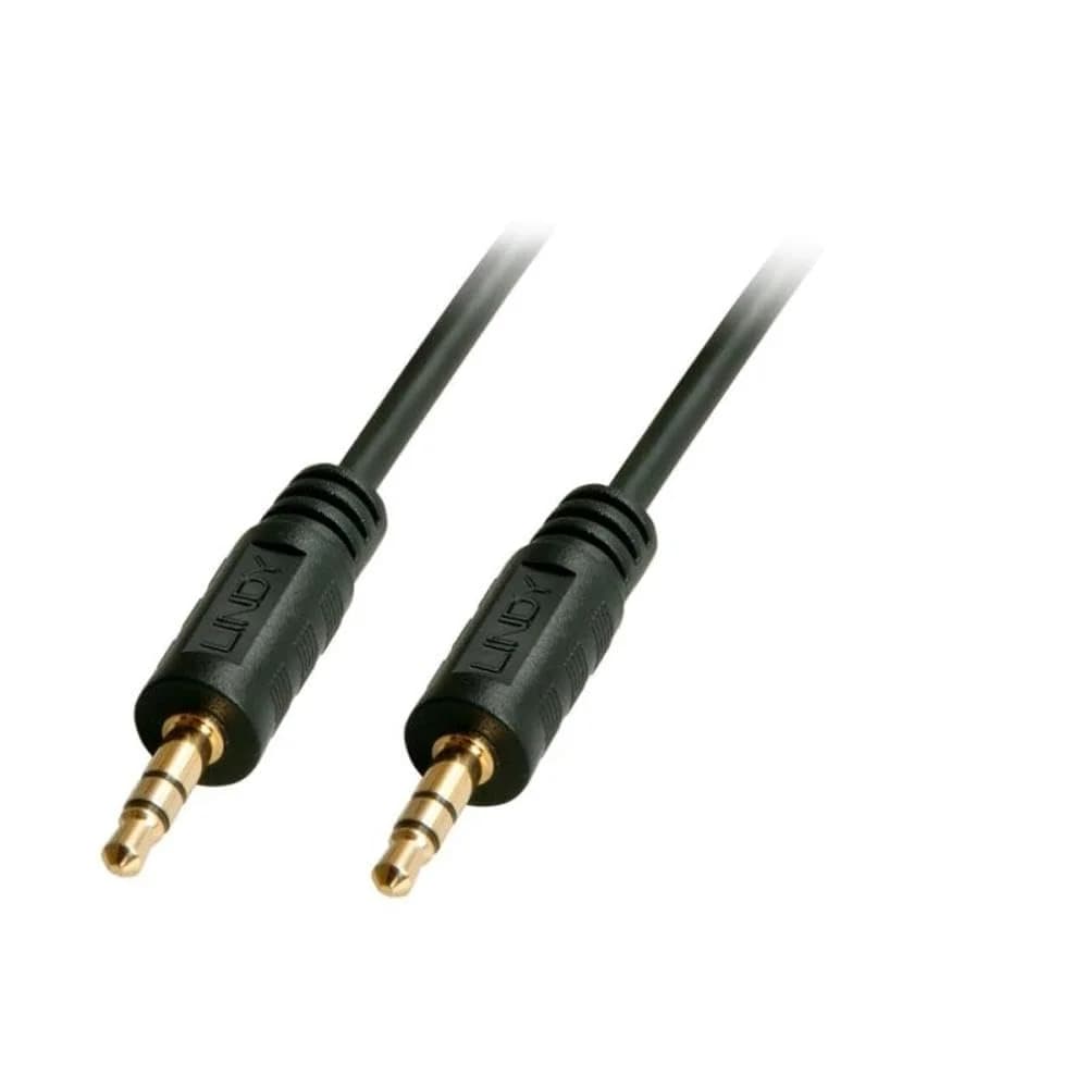 Lindy 35641 Audio-Kabel 1 m 3.5mm Schwarz