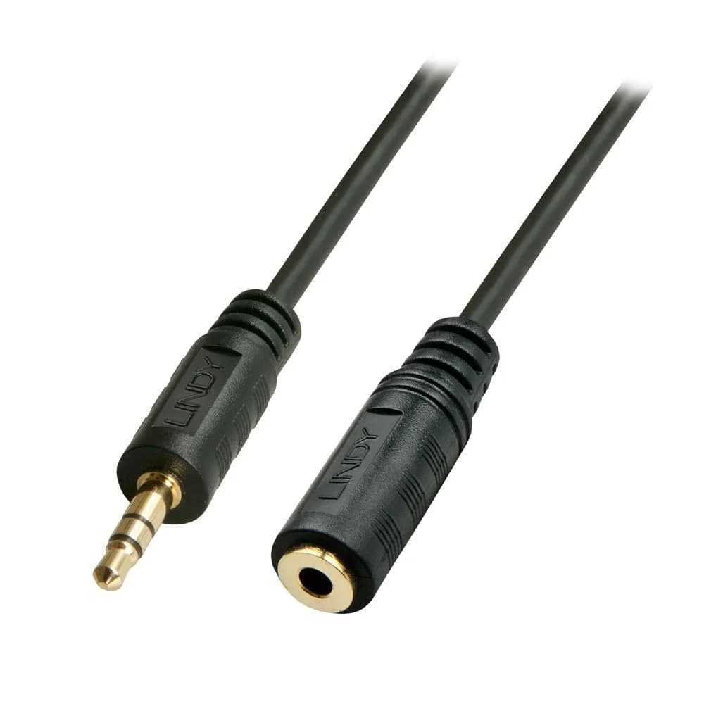 Lindy 35652 Audio-Kabel 2 m 3.5mm Schwarz
