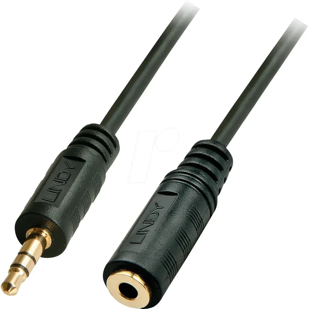 Lindy 35653 Audio-Kabel 3 m 3.5mm Schwarz