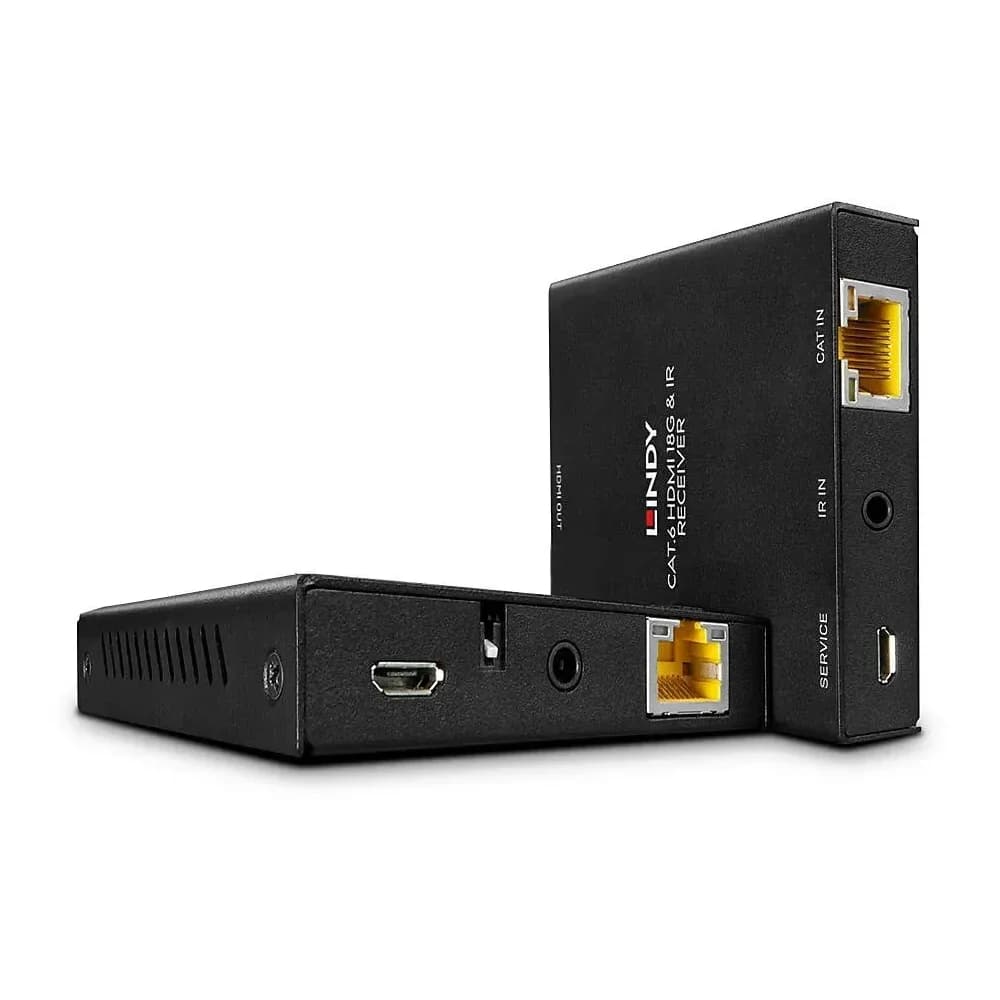Lindy 38205 Audio-/Video-Leistungsverstärker AV-Sender & -Empfänger Schwarz