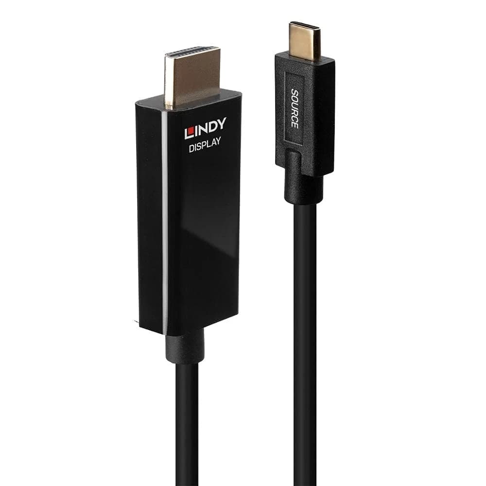 LINDY 10m USB Typ C an HDMI 4K60 Adapterkabel mit HDR
