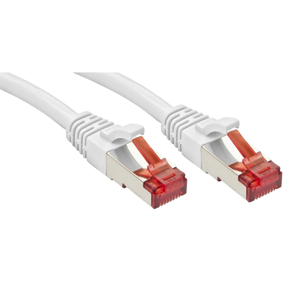 Lindy 47793 Cat6 S/FTP Kabel, weiß, 1.50m Patchkabel