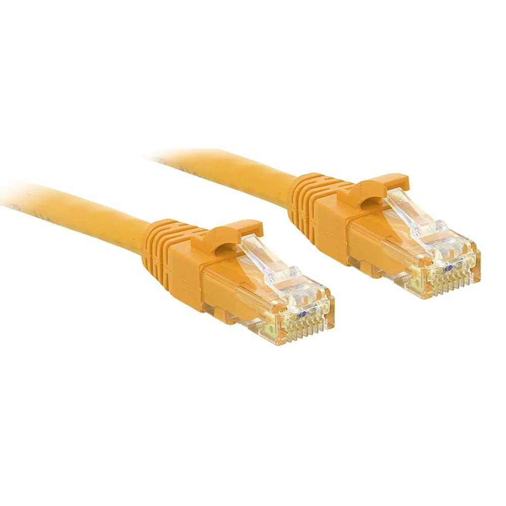 Lindy 48063 Netzwerkkabel Gelb 2 m Cat6 U/UTP (UTP)