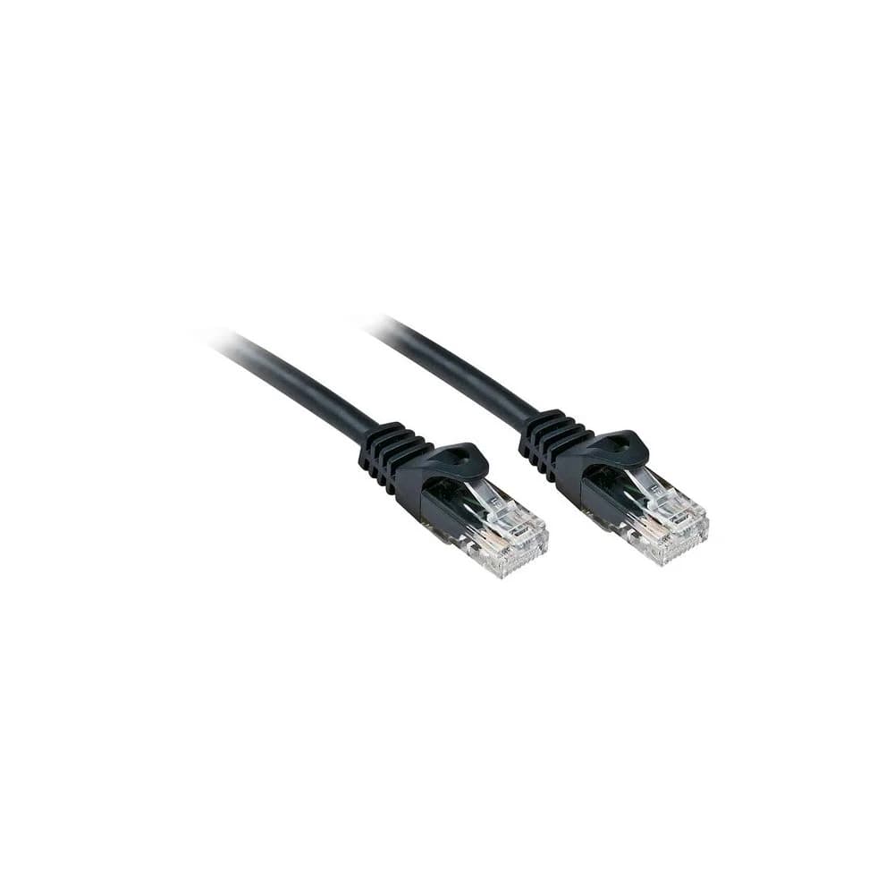 Lindy 48195 Netzwerkkabel Schwarz 5 m Cat6 U/UTP (UTP)