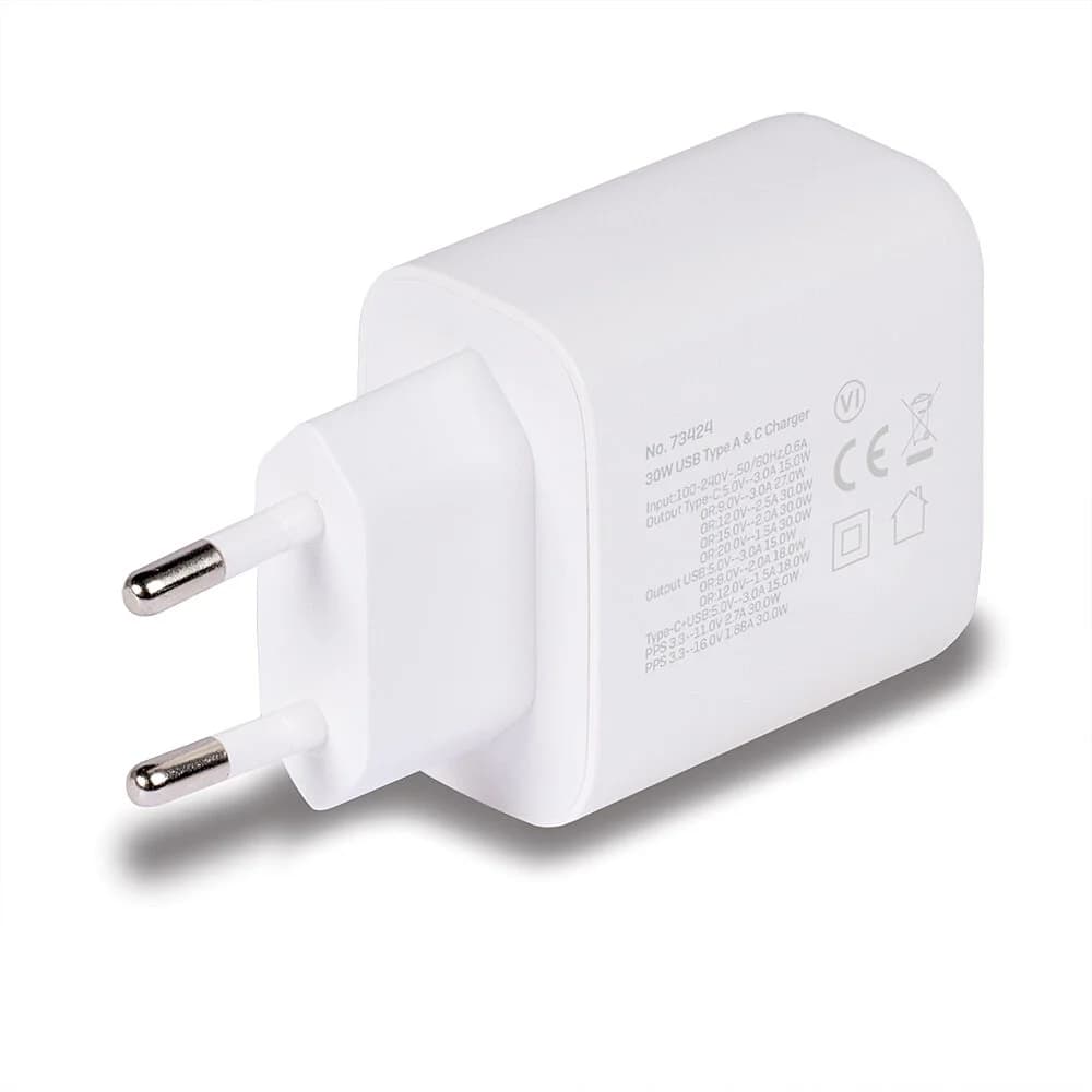 Lindy 73424 Ladegerät für Mobilgeräte Universal Weiß AC Schnellladung Drinnen