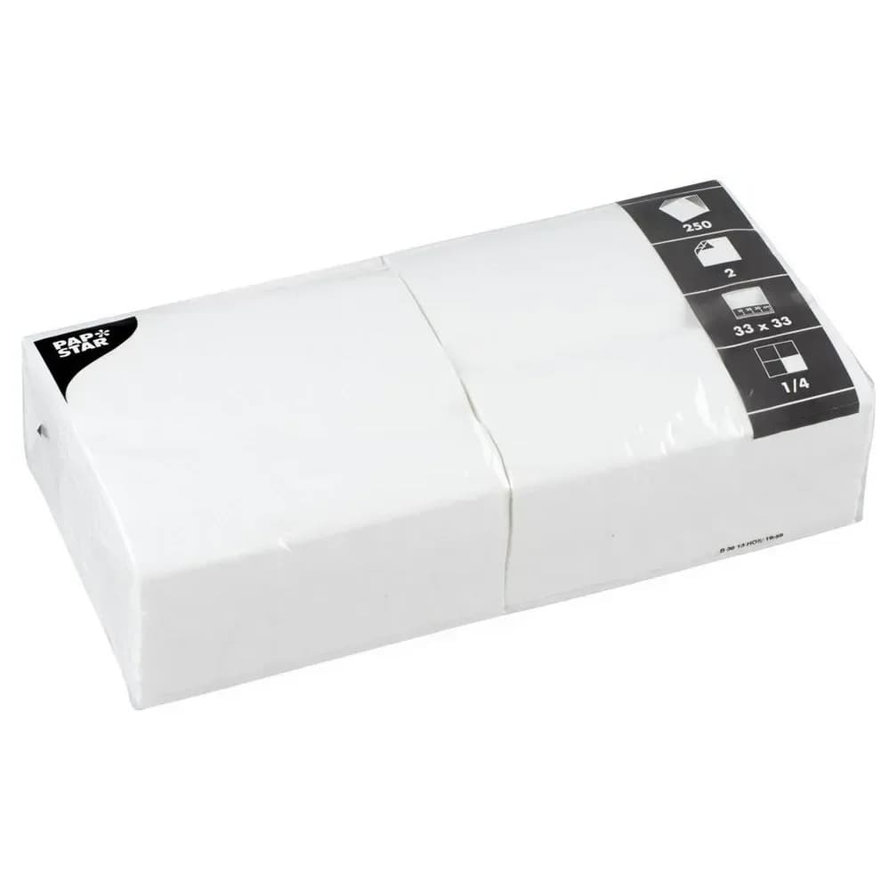 PAPSTAR Servietten Weiß 250 Stück