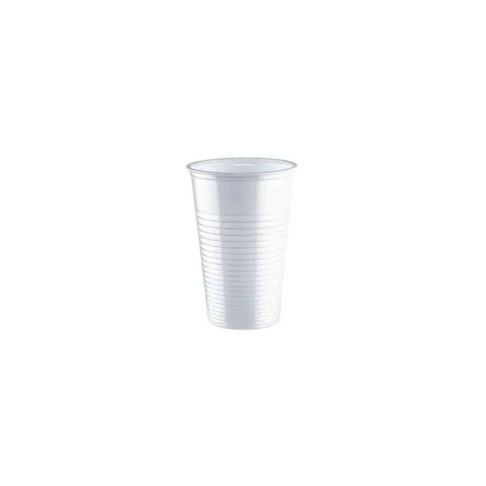 Papstar Trinkbecher 16117 , 1 Packung = 100 Trinkbecher, 0,2 l, weiss