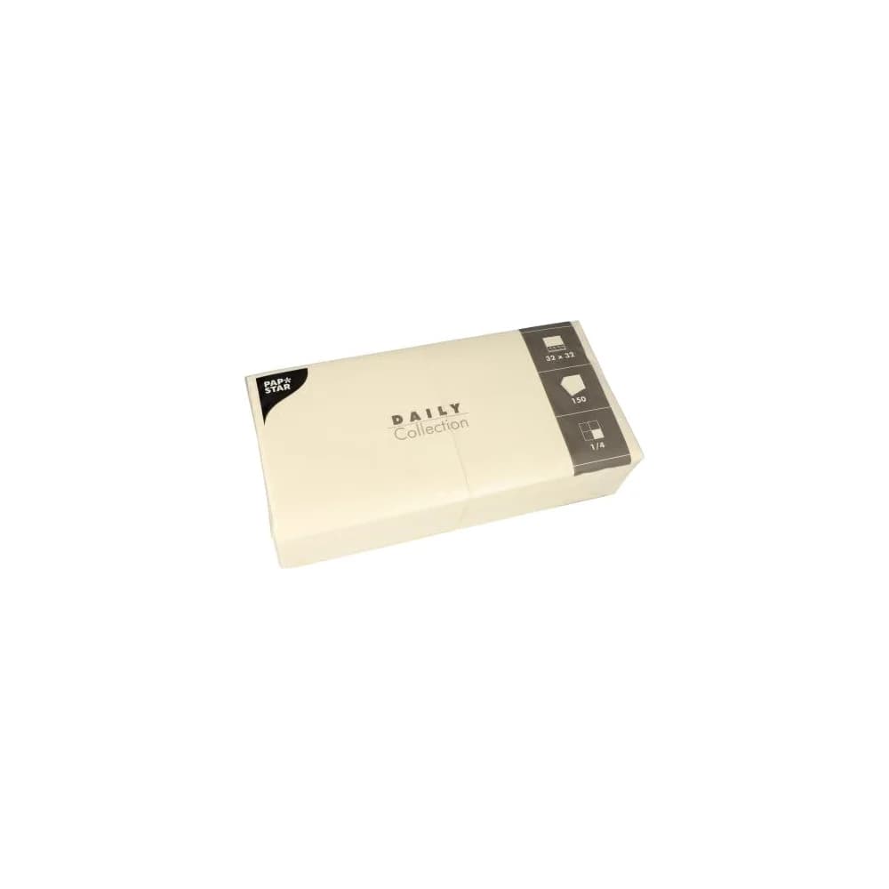 PAPSTAR Servietten Champagner 32 x 32 cm 150 Stück