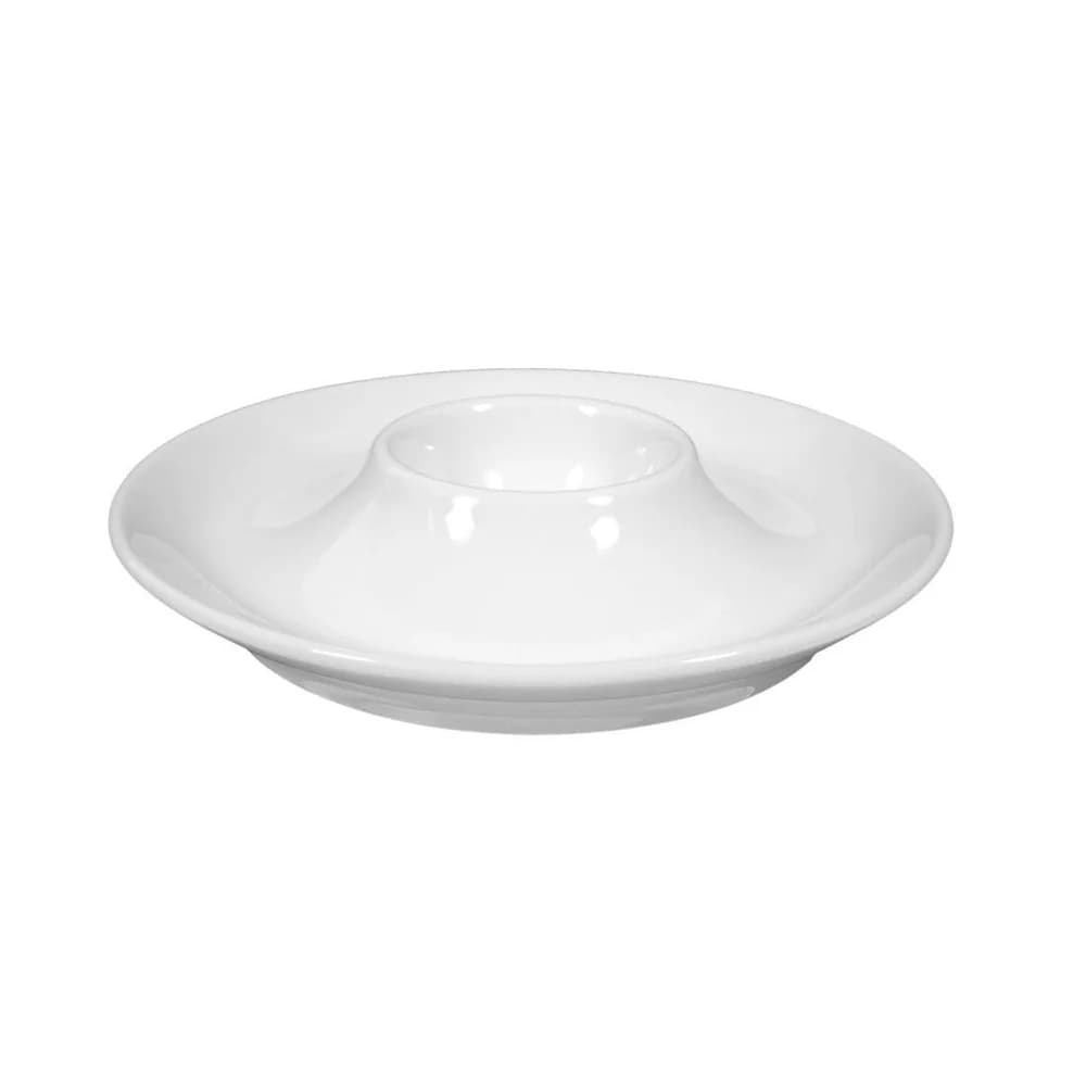 Seltmann Weiden RONDO/LIANE weiß 007 uni Eierbecher mit Ablage 6 Stück