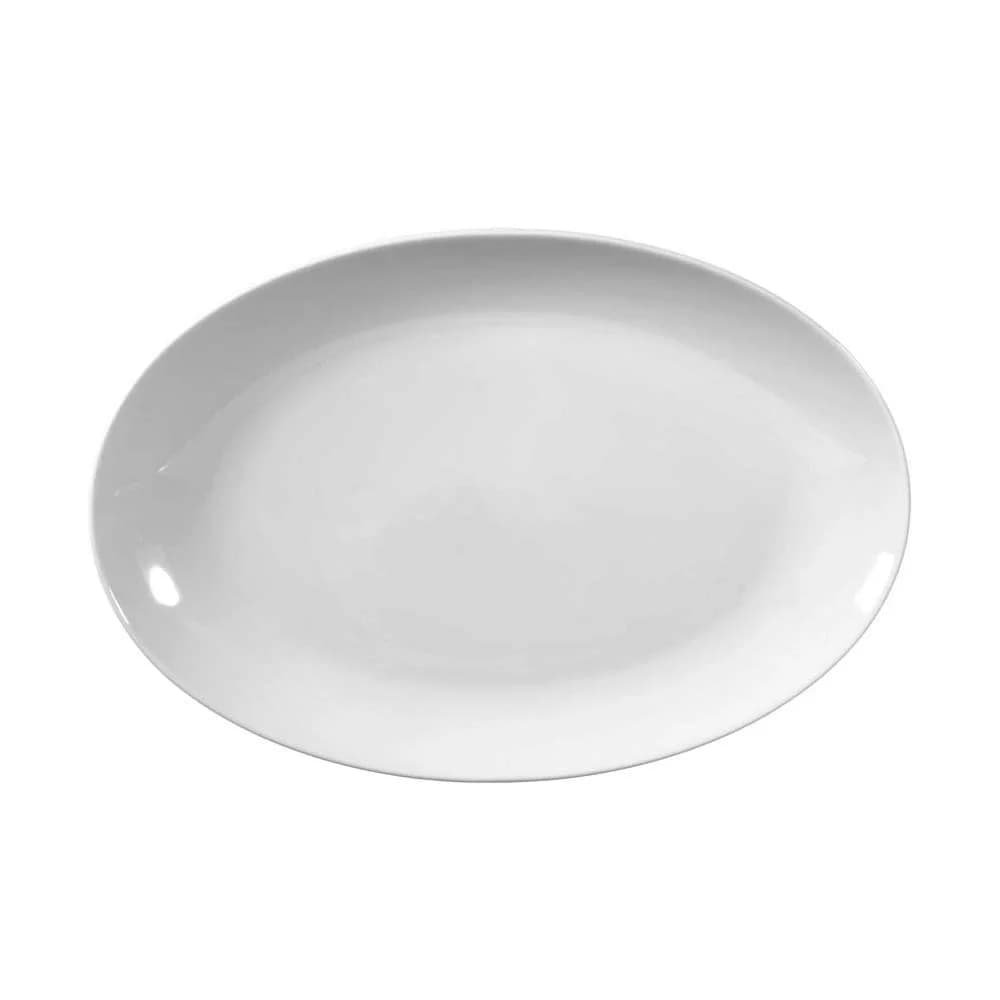 Seltmann Weiden Servierplatte Rondo / Liane Weiß, Porzellan, 31x21 cm weiß