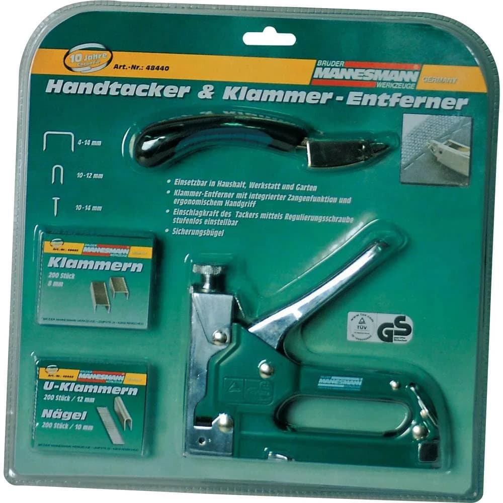 Brüder Mannesmann Werkzeuge Nagler Brüder Mannesmann M48440 Handtacker