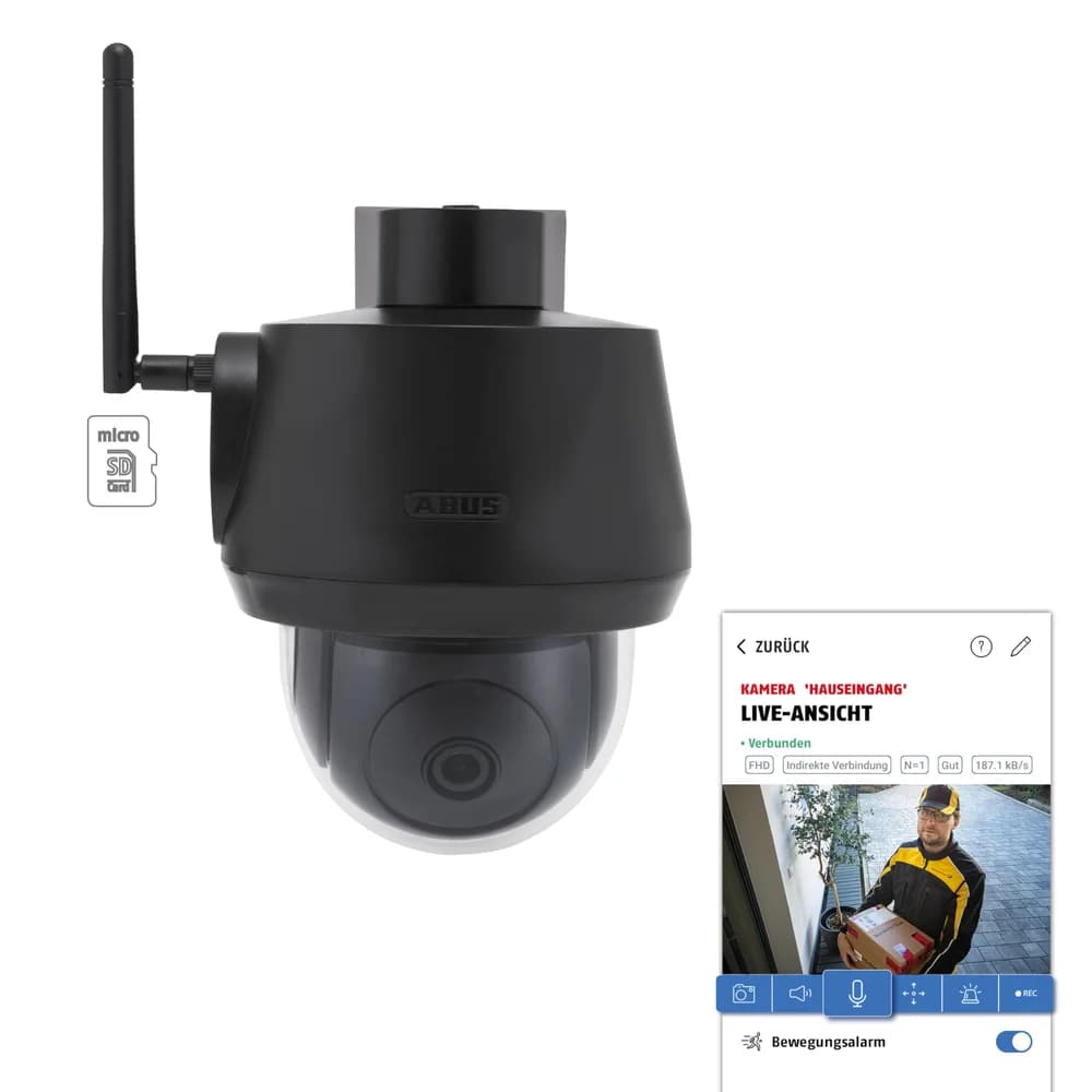 ABUS SmartLook Schwenk-/Neige-Kamera schwarz