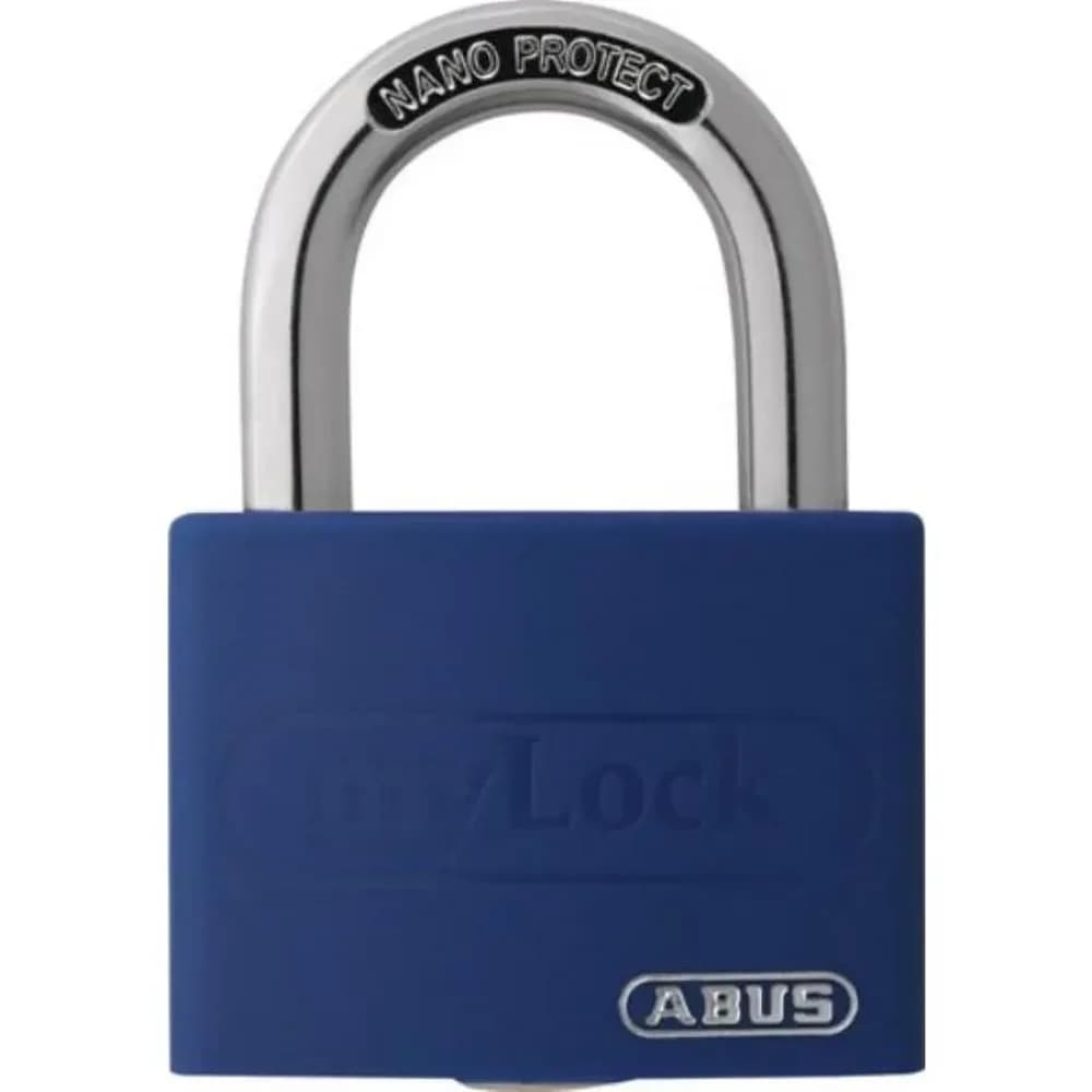 ABUS Vorhängeschloss Zylindervorhangschloss T65AL/40 blau Loc