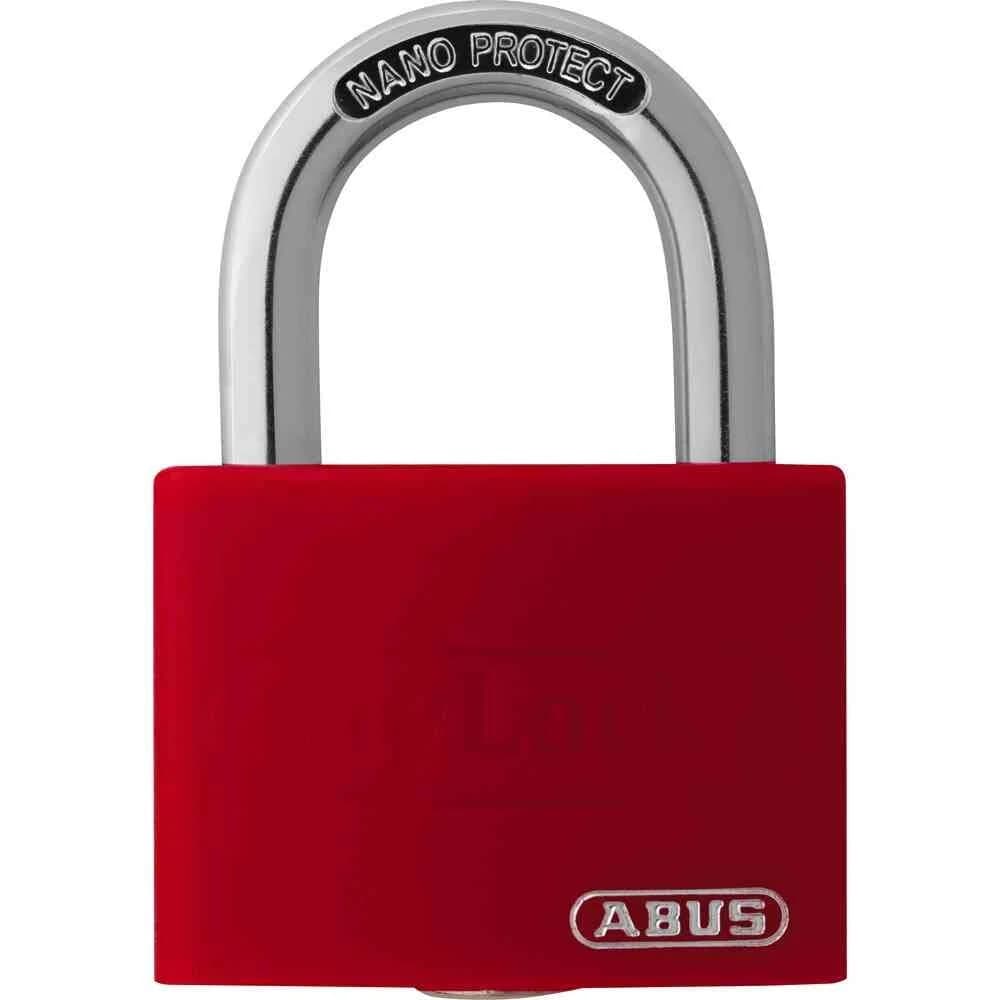 ABUS Vorhängeschloss Alu-Hangschl.rotT65AL/421 Lock-Tag