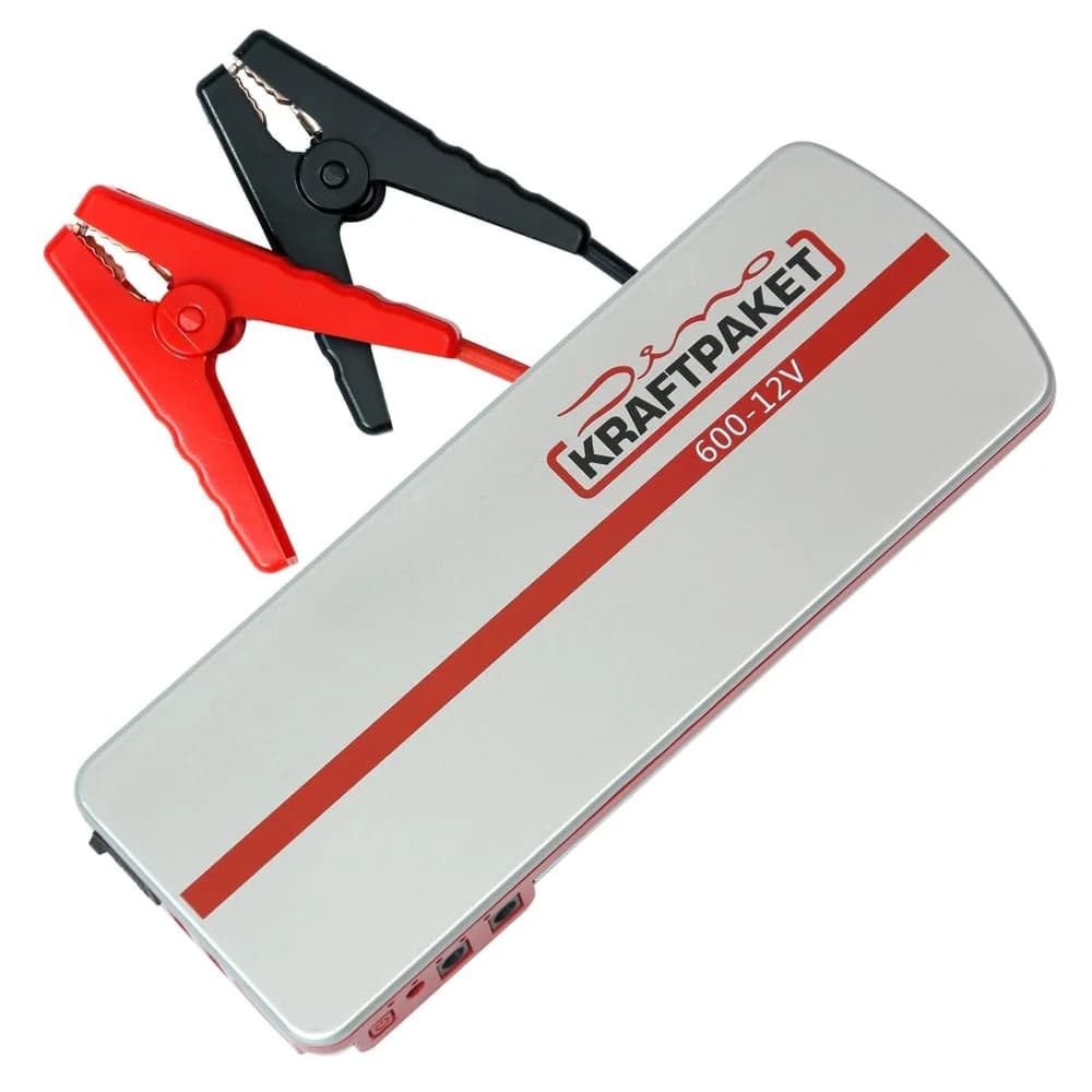 Dino Kraftpaket Starthilfegerät Inkl. Powerbank und Ladekabel 12 V / 600 A