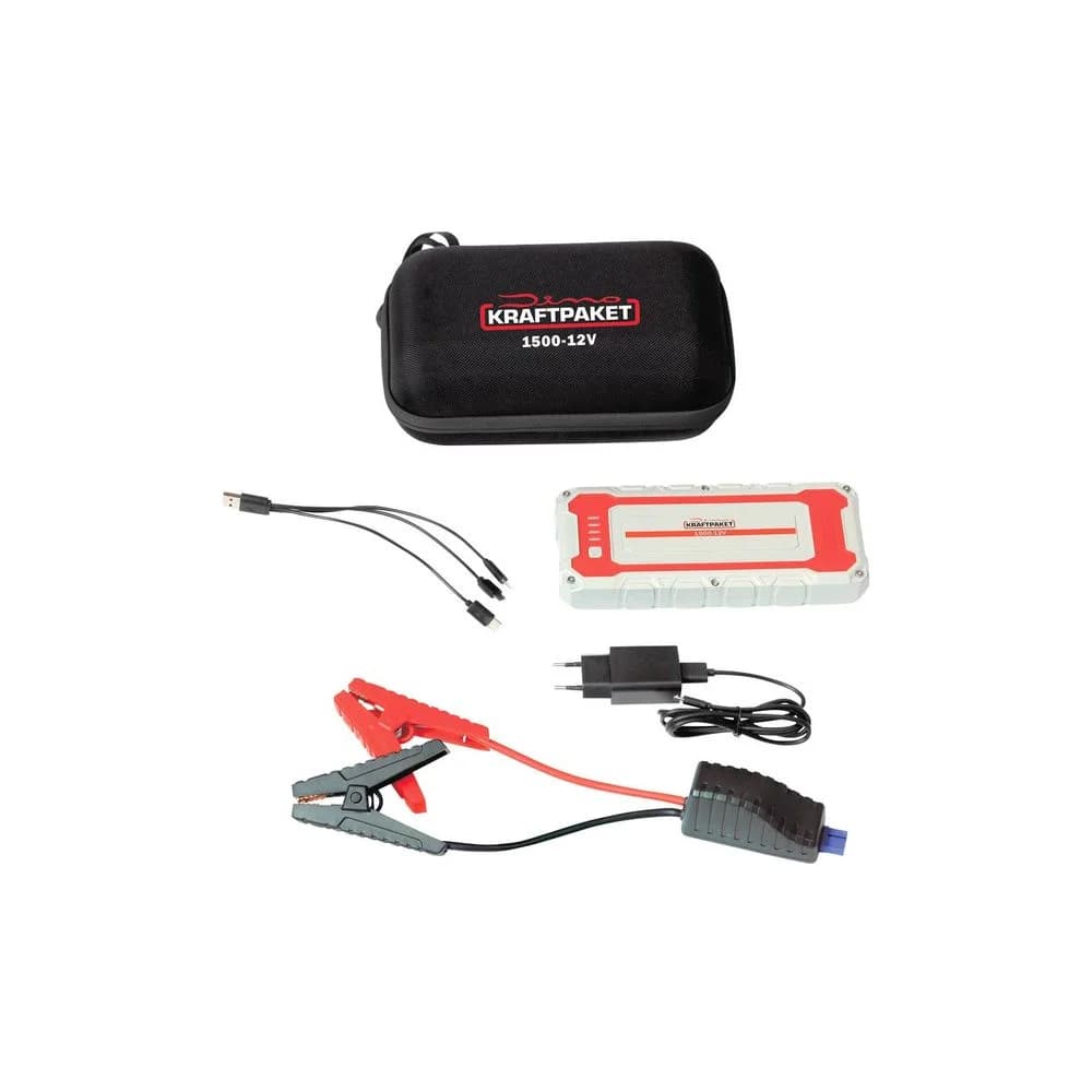 Dino Kraftpaket Starthilfegerät mit Powerbank 12V 1500A [Hersteller-Nr. 136150]
