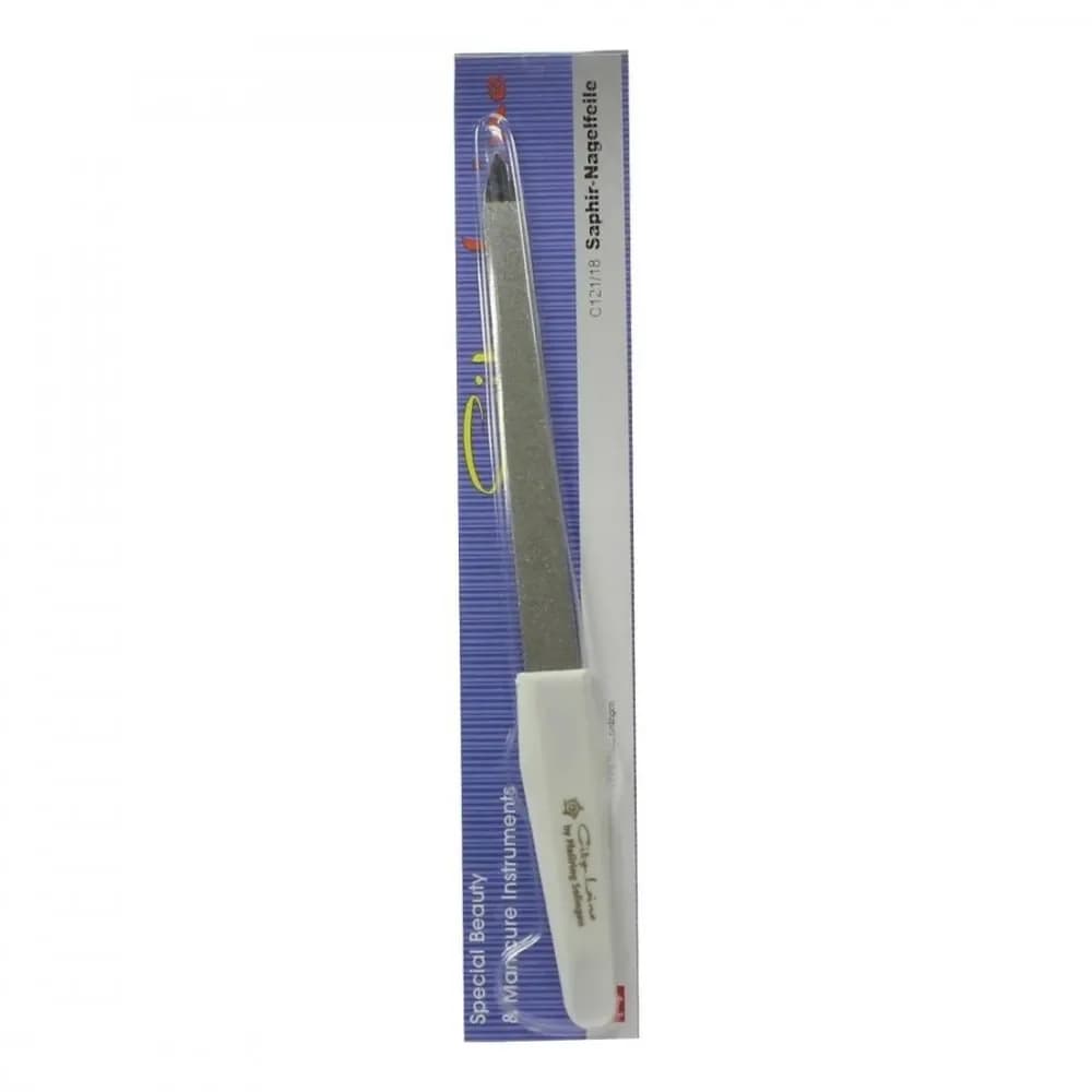 Saphir Nagelfeile 18 cm C 121/18