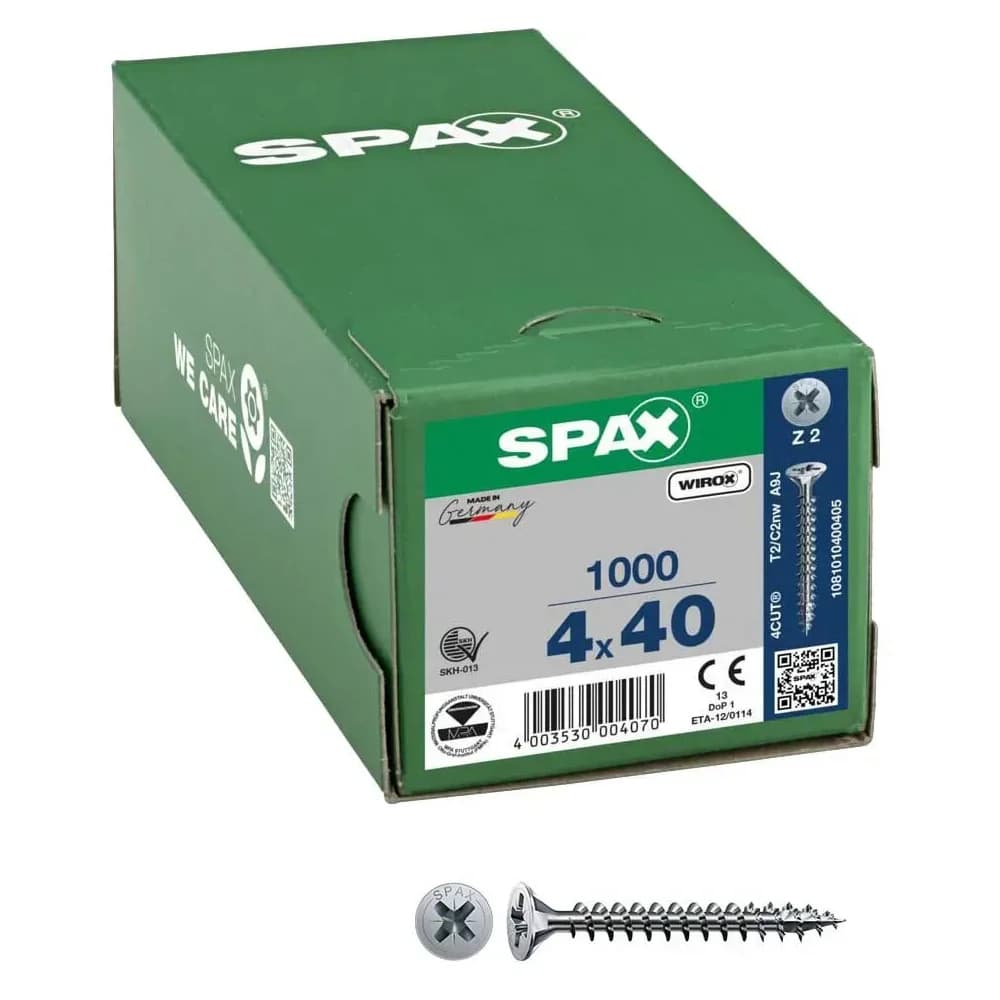 SPAX® Universalschrauben Z2 4x40 1000 St.