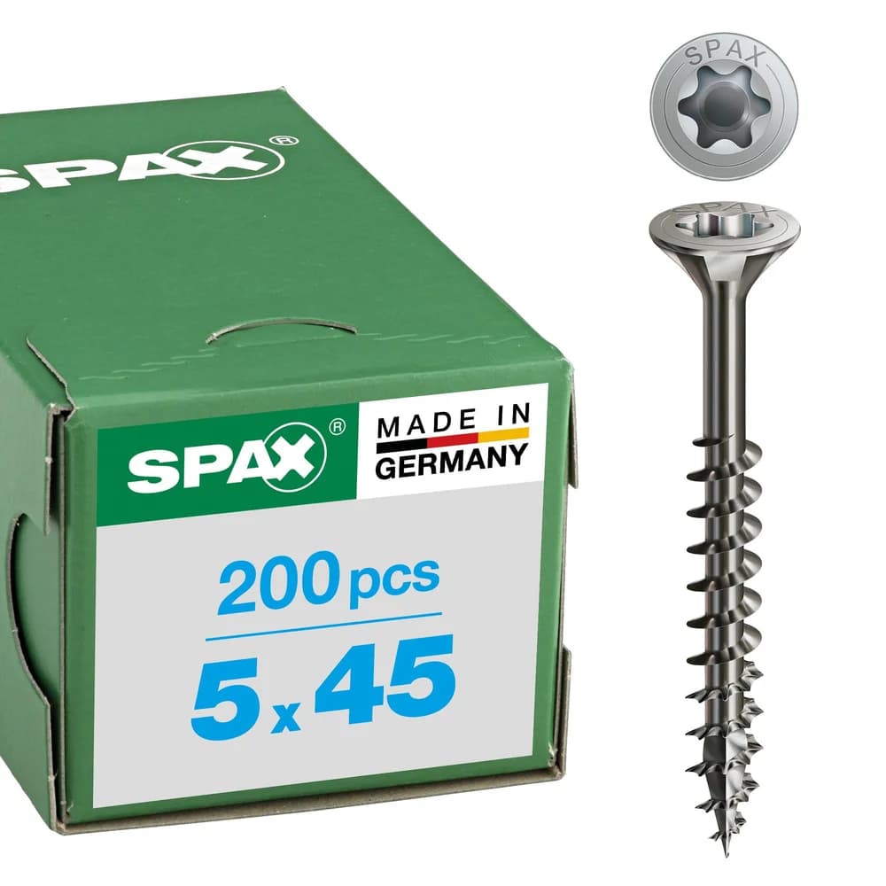 SPAX® Universalschrauben A2 T20 5x45 200 St.