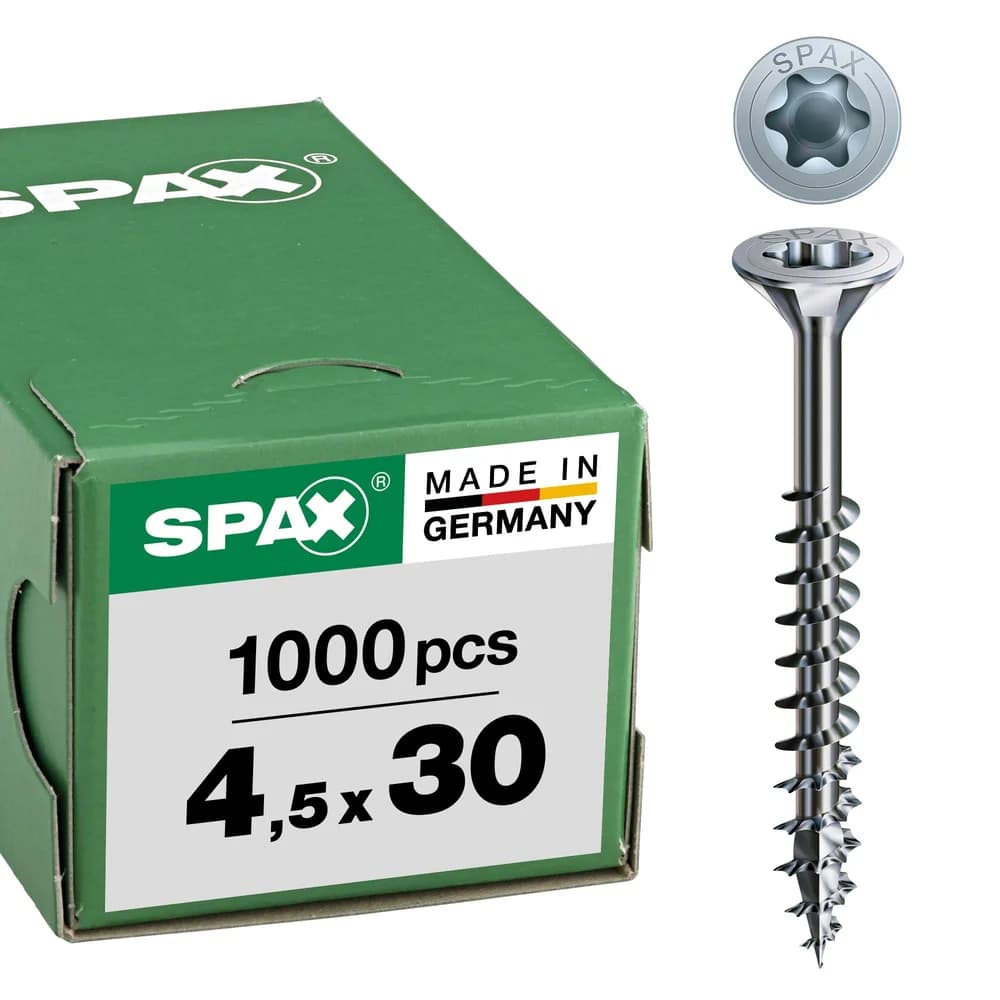 SPAX® Universalschrauben T20 4,5x30 1000 St.