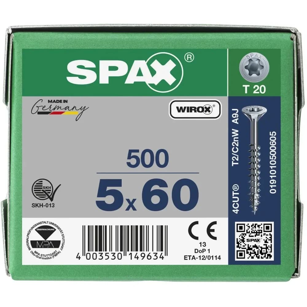 SPAX® Universalschrauben T20 5x60 500 St.