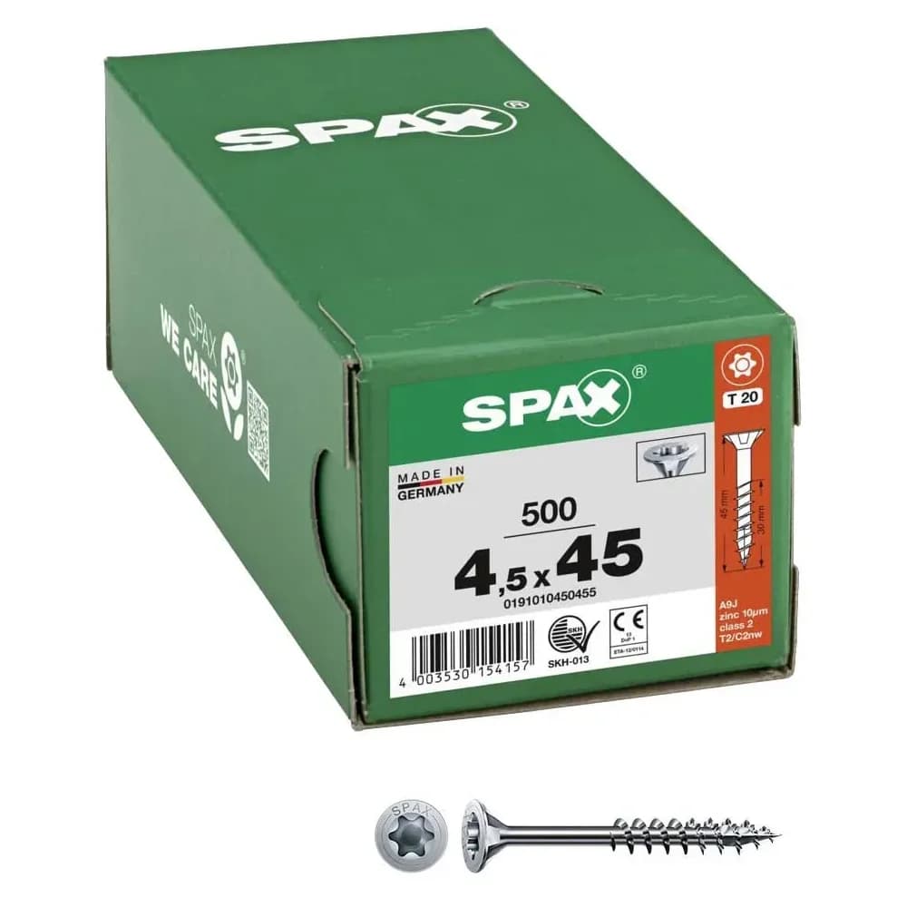 SPAX® Universalschrauben T20 4,5x45 500 St.